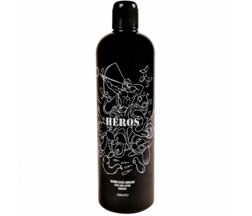 Heros Silicone Bodyglide Intimate Lubricant 500ml - Long-Lasting Formula