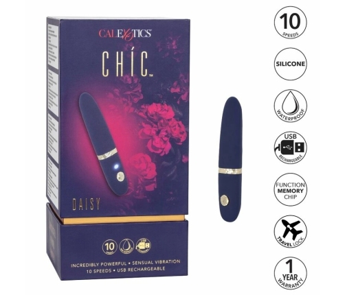 CalExotics Chic Daisy Mini Massager - Compact Waterproof Vibrating Model