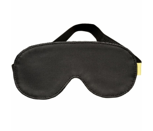 CalExotics Boundless Blackout Adjustable Eye Mask - Vegan Leather, Black