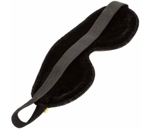 CalExotics Boundless Blackout Adjustable Eye Mask - Vegan Leather, Black