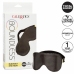 CalExotics Boundless Blackout Adjustable Eye Mask - Vegan Leather, Black