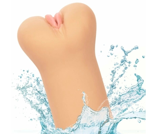 CalExotics Boundless Vulva Intimate Device Light Skin 14cm TPE Waterproof