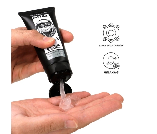 Black Hole Anal Relax Water-Based Gel 70 ml - Gentle Dilating Formula