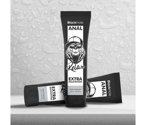 Black Hole Water-Based Gel 150ml - Intimate Relaxing Formula