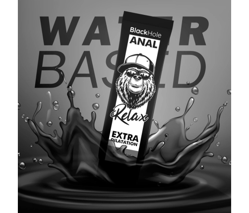 Black Hole Water-Based Anal Relaxation Gel 250ml - Neutral Formula