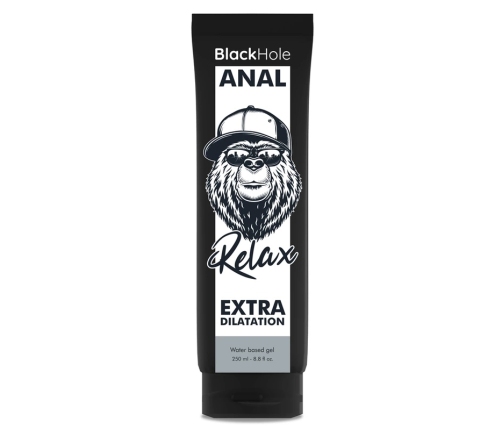 Black Hole Water-Based Anal Relaxation Gel 250ml - Neutral Formula