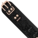 BEGME Black Edition Premium Vegan Leather Collar with Neoprene Lining