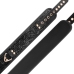 BEGME Black Edition Premium Vegan Leather Collar with Neoprene Lining