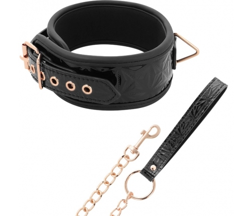 BEGME Black Edition Premium Vegan Leather Collar with Neoprene Lining