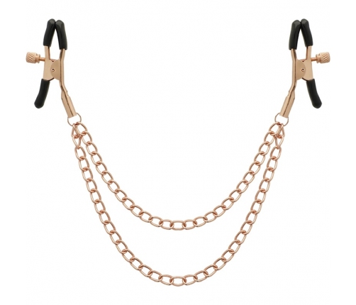 BEGME Black Edition Premium Adjustable Chain Nipple Clamps Nickel-Free