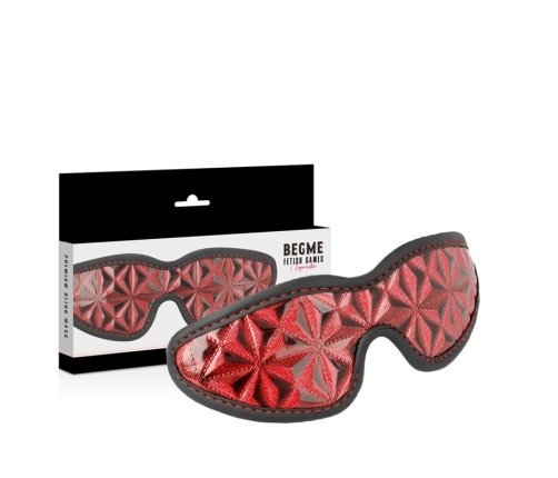 BEGME Red Edition Premium Blindfold Mask with Neoprene Lining, Adjustable