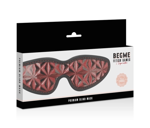 BEGME Red Edition Premium Blindfold Mask with Neoprene Lining, Adjustable