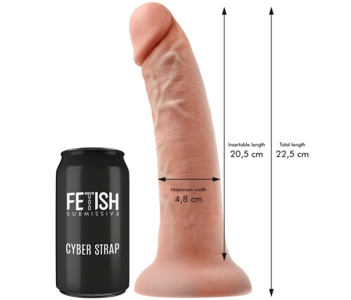 Fetish Submissive Cyberstrap L - Harness System with Remote-Controlled Stimulation, 22.5 cm