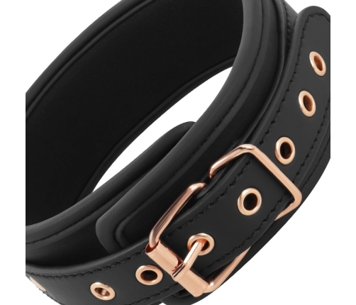 Coquette Chic Desire Vegan Leather Collar with Adjustable Chain Clips