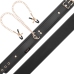 Coquette Chic Desire Vegan Leather Collar with Adjustable Chain Clips