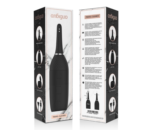 Anbiguo Ultimate Automatic Intimate Cleaner 5 Intensities 210ml Black