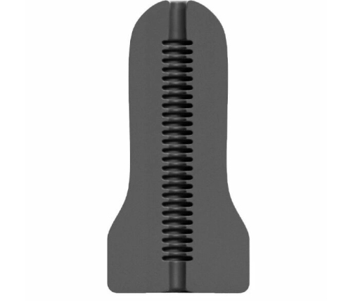 All Black Loop Model 2 Intimate Machine - 17 cm, Phthalate-Free, Black