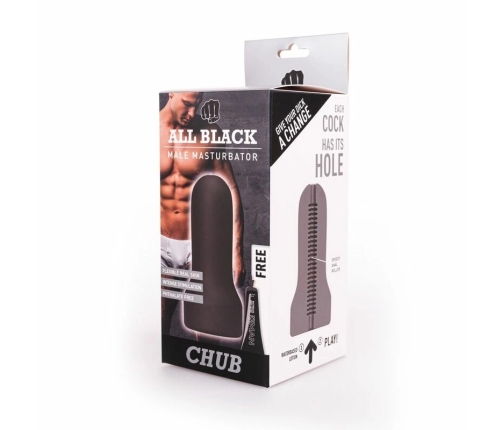 All Black Loop Model 2 Intimate Machine - 17 cm, Phthalate-Free, Black