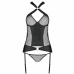 Passion Amanda Corset L/XL Eco-Friendly Leather & Mesh Design