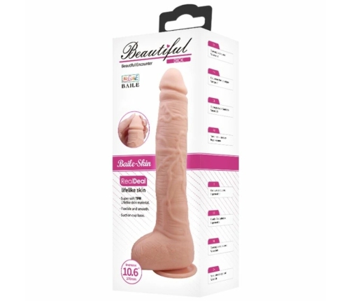 BAILE - DILDO REALÍSTICO FLEXIBLE