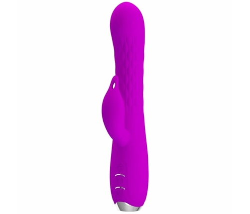 Pretty Love Molly Intimate Rotating Silicone Machine, 20.5cm, Purple, USB