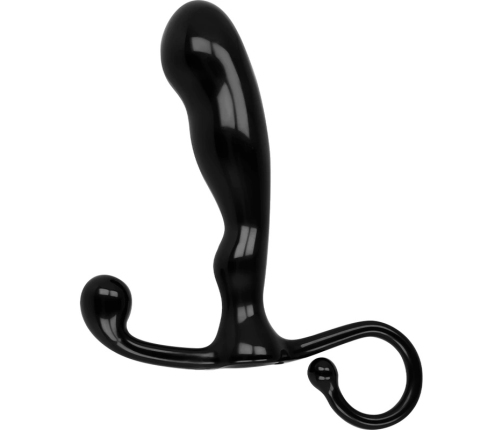 OHMAMA Intimate Plug with Ring 11.5 cm - Soft Ergonomic Silicone Black