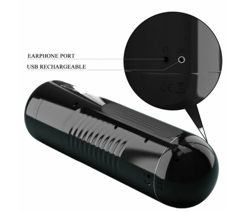 Pretty Love Lorelei Rechargeable Multi-Function Intimate Machine Black