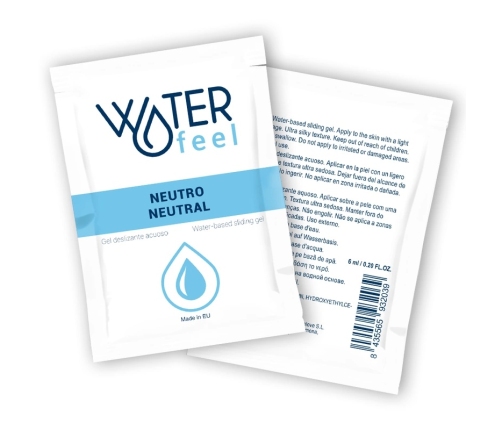 Waterfeel Neutral Water-Based Lubricating Gel 6 ml - Gentle & Odorless Formula