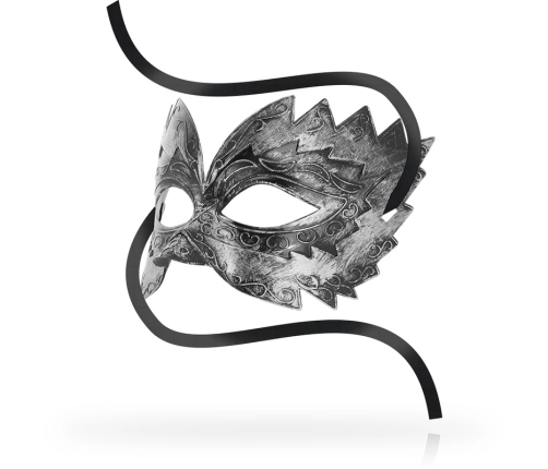OHMAMA Venetian Style Silver Mask - Exclusive Embossed Unisex Design