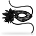 OHMAMA Black Lace & Floral Decorative Mask, Unisex, One Size