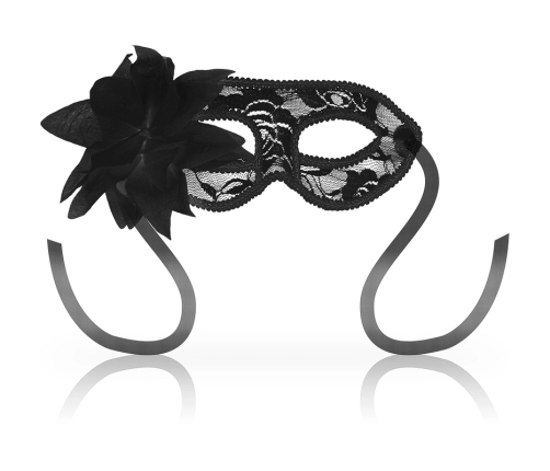 OHMAMA Black Lace & Floral Decorative Mask, Unisex, One Size