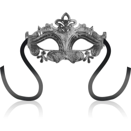 OHMAMA Venetian Style Silver Mask - Embossed Rigid Design, Unisex