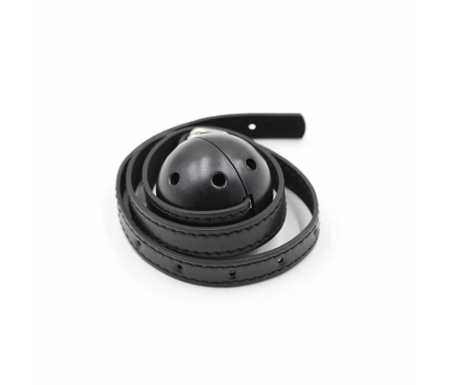 OHMAMA Fetish Adjustable Ball Gag with Vents 4.5 cm Black