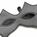 OHMAMA Feline Mask - Black PVC Costume Accessory, One Size