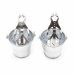 OHMAMA Metal Nipple Clamps with Buckets - Adjustable, Nickel-Free Design