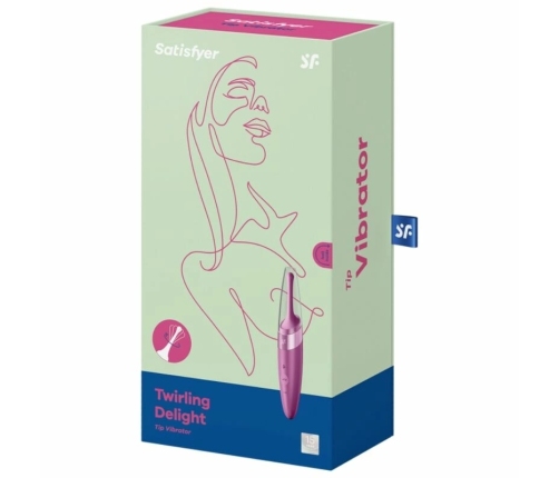 SATISFYER - TWIRLING DELIGHT ESTIMULADOR CLITORIS MORADO