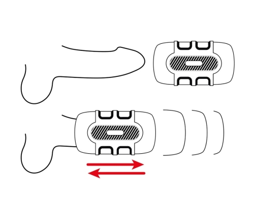 Jamyjob Turbo Dual-Entry Intimate Machine - Textured Sleeve, TPE/ABS