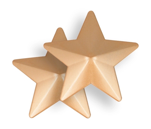 Coquette Chic Desire Gold Star Self-Adhesive Reusable Nipple Covers