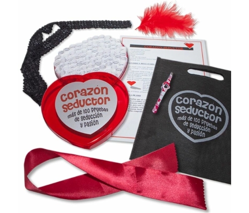 Diablo Picante Seductive Heart Game - 100+ Interactive Challenges, Spanish