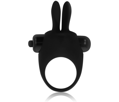 OHMAMA Silicone Ring Rabbit-Shaped - Vibrating, Hypoallergenic, Blue