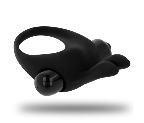 OHMAMA Silicone Ring Rabbit-Shaped - Vibrating, Hypoallergenic, Blue