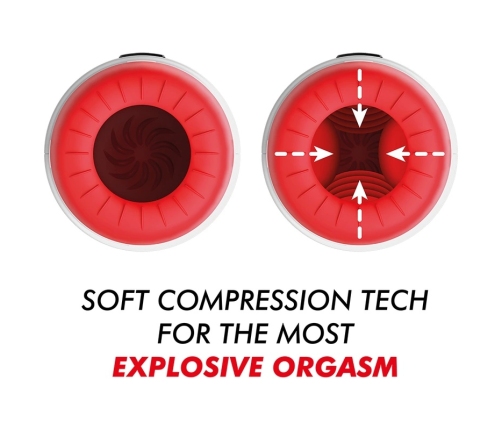 Jamyjob Rocket Intimate Device Soft Compression & Vibration USB Rechargeable