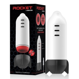 Jamyjob Rocket Intimate Device Soft Compression & Vibration USB Rechargeable Jamyjob Rocket Intimate Device Soft Compression & Vibration USB Rechargeable