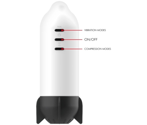 Jamyjob Rocket Intimate Device Soft Compression & Vibration USB Rechargeable