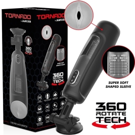 JAMYJOB Tornado 360 Tech Stroker with Rotating & Thrusting System, Black JAMYJOB Tornado 360 Tech Stroker with Rotating & Thrusting System, Black