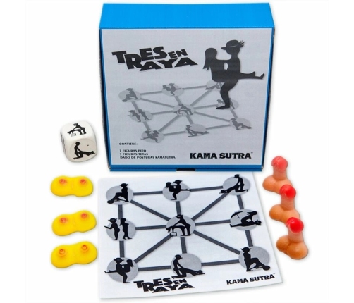 Diablo Picante Kamasutra Tic-Tac-Toe Game - Party Edition, Board & Figures