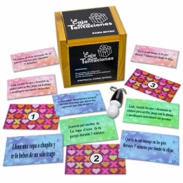 Diablo Picante Tentation Box - Adult Challenge Game Set with Cards & Timer