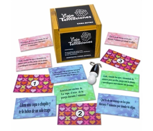 Diablo Picante Tentation Box - Adult Challenge Game Set with Cards & Timer