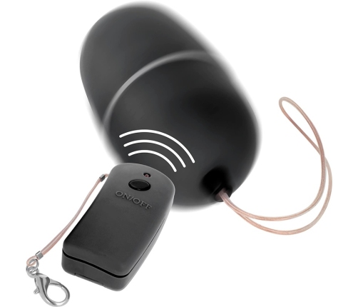 ONLINE - HUEVO VIBRADOR CON MANDO CONTROL REMOTO NEGRO