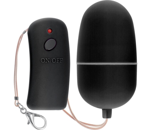 ONLINE - HUEVO VIBRADOR CON MANDO CONTROL REMOTO NEGRO